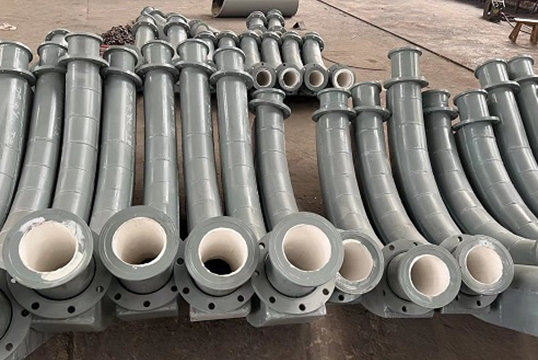 背包陶瓷贴片耐磨弯头是什么样子的？？？